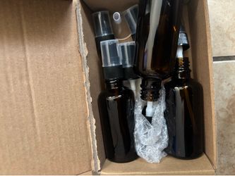 Amber Glass Spray Bottles