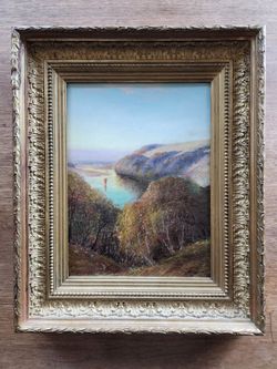 Small framed American School painting