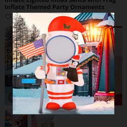 4Ft Inflatable Spaceman And Penguin (NEW)