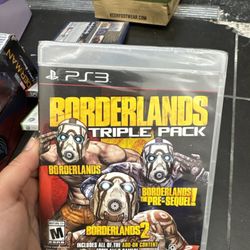 Borderlands Triple Pack And Tomb Raider  PS3