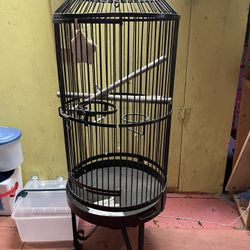 Bird Cage. Parrot Cage.