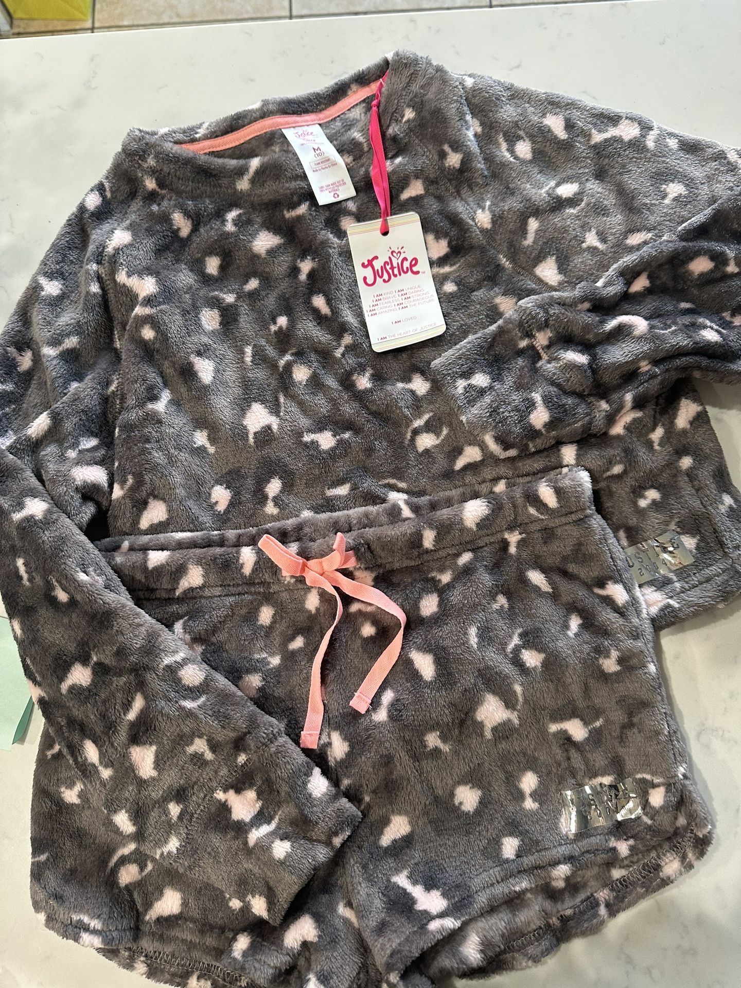 Girls Pjs Size 10 And After Shower Wraps