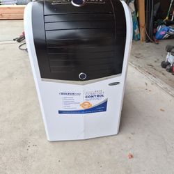 Soleus Air portable air conditioner and heater unit. 
Cooling Capacity: 13,000 BTU.
Heating Capacity: 12,500 BTU