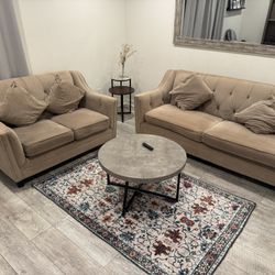 2 pcs Sofa & Loveseat