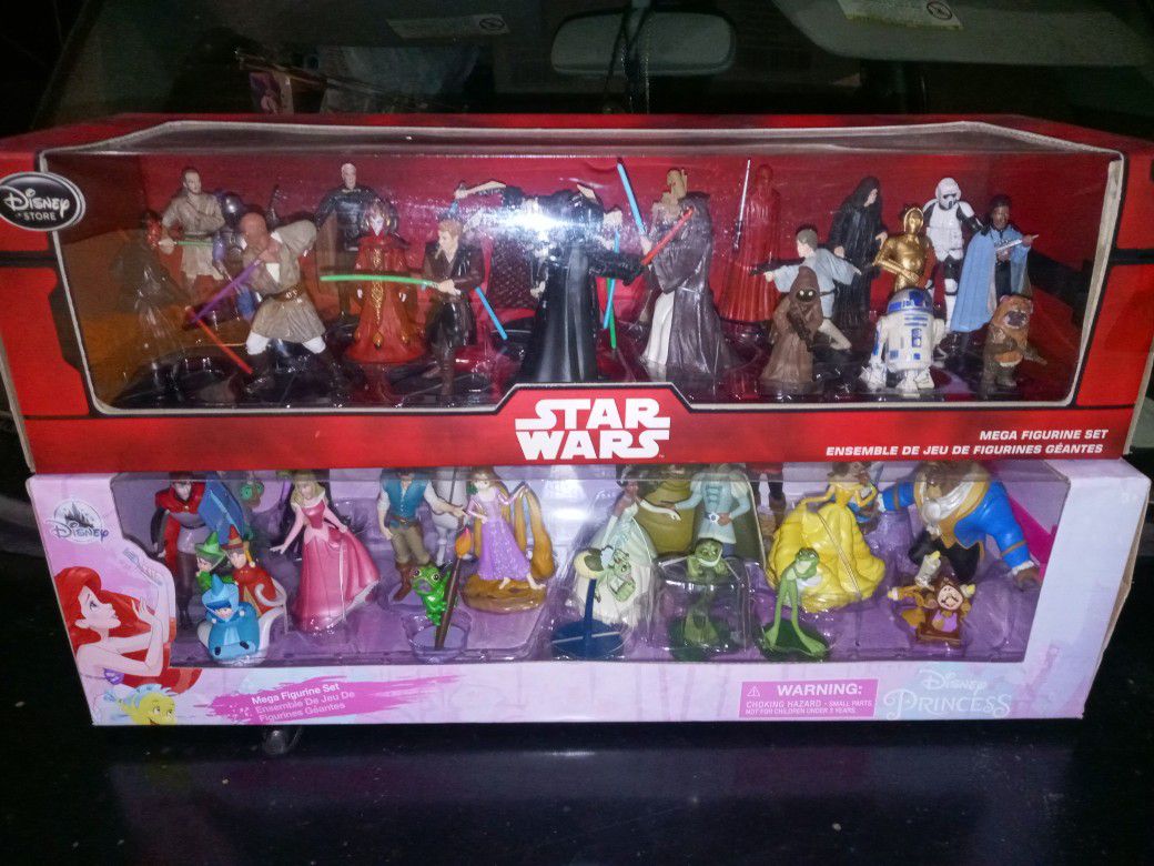 Star Wars Disney Princess Mega Figurine sets