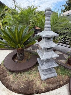 Asian pagoda lantern ( made of cement)$180.cash