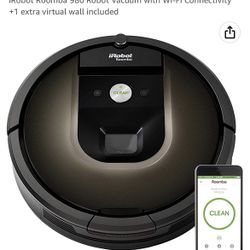 Vacuum - Roomba 980 w/ Charger & Extra Everything