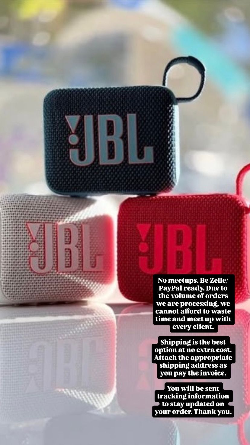 BRAND NEW JBL Speakers- $50 (SHIPPING ONLY)