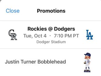 Turner Bobble Head dodgers $80 0bo