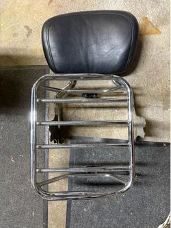Free motorcycle seat and rack