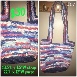 Multicolor Crochet Purse #7