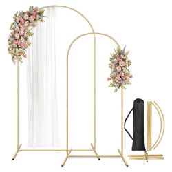 Metal Arch Backdrop Stand Set of 2