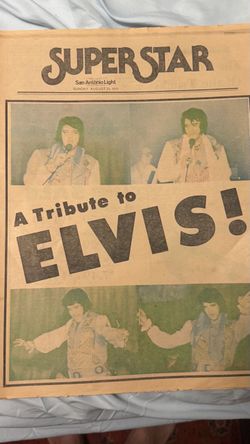 Old Elvis pictures from the San Antonio light from 1977