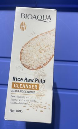 Bioaqua Rice Raw Pulp Facial Cleanser/ set of 3 (new)