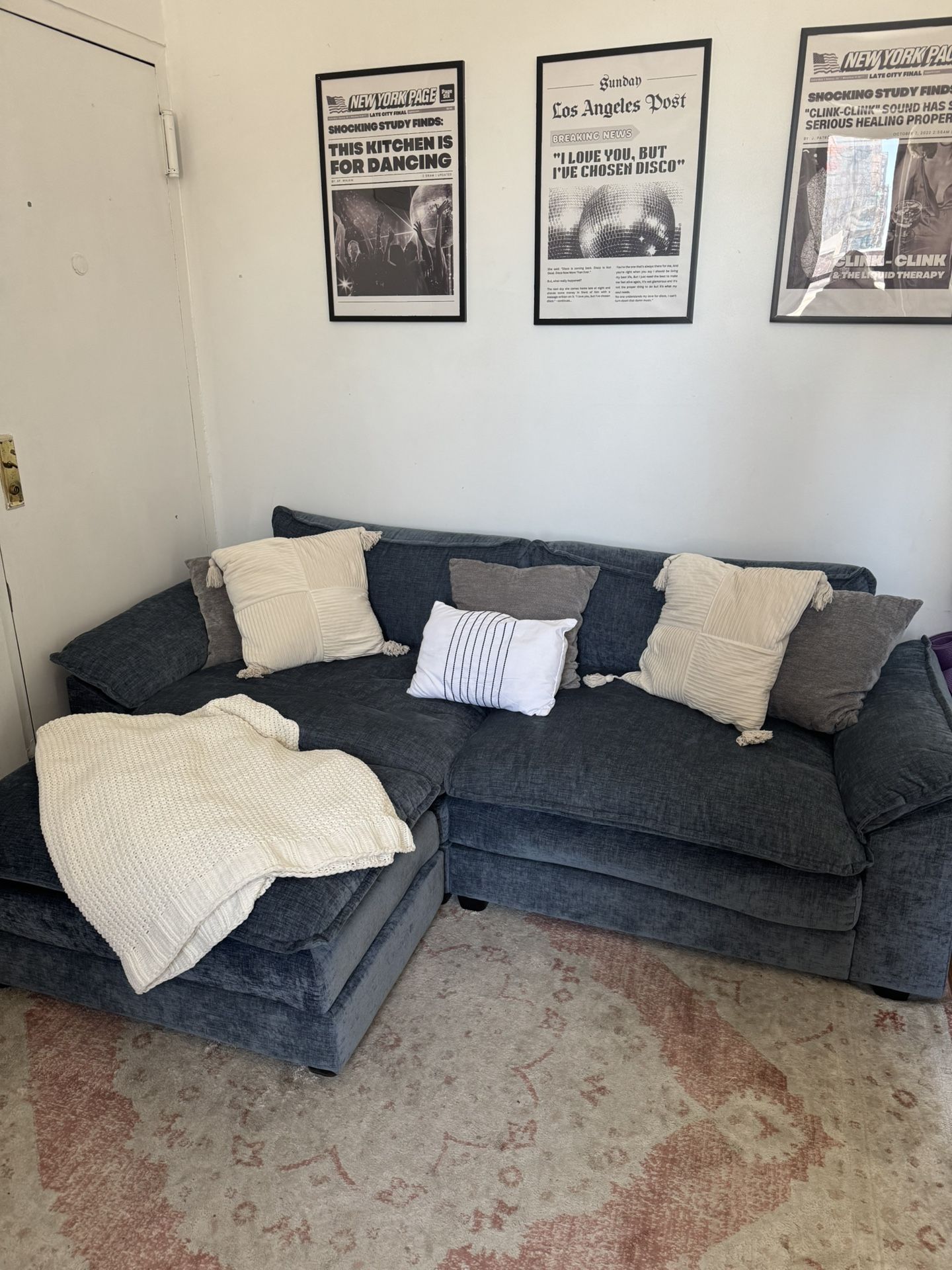 2 seater sectional couch