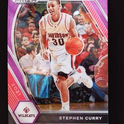 Steph Curry Purple Wave,  Silver Draft and 23 Select Prizm