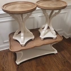 Coffee Table and 2 Side Table