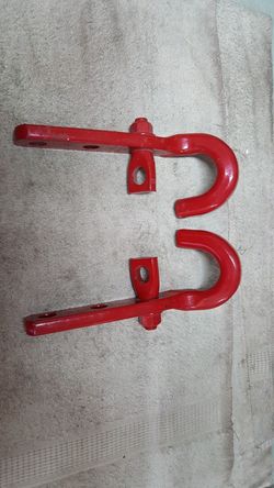 Jeep rear tow hooks