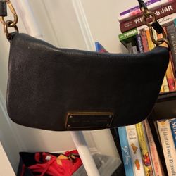 Marc By Marc Jacobs Dark Navy Leather Shoulder Bag