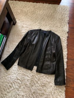 Ann Taylor 100% leather jacket size M