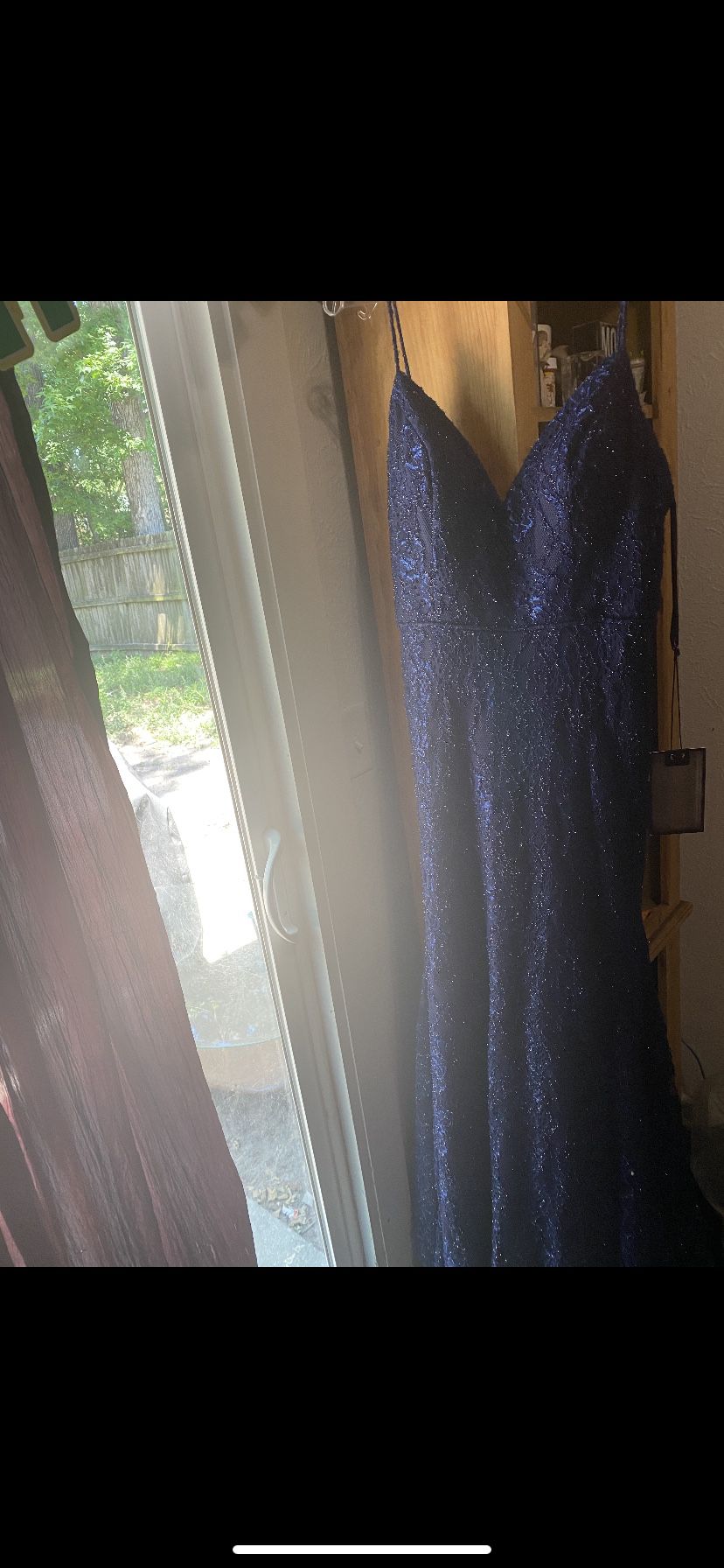 Beautiful navy formal gown “prom dress”