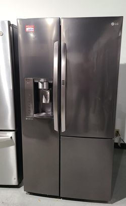 LG Side-by-Side Stainless Steel Fridge
