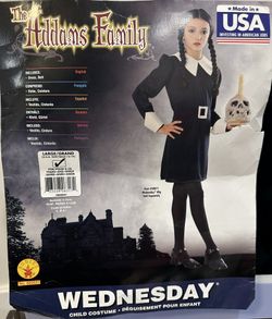 Wednesday Addams Kids Costume