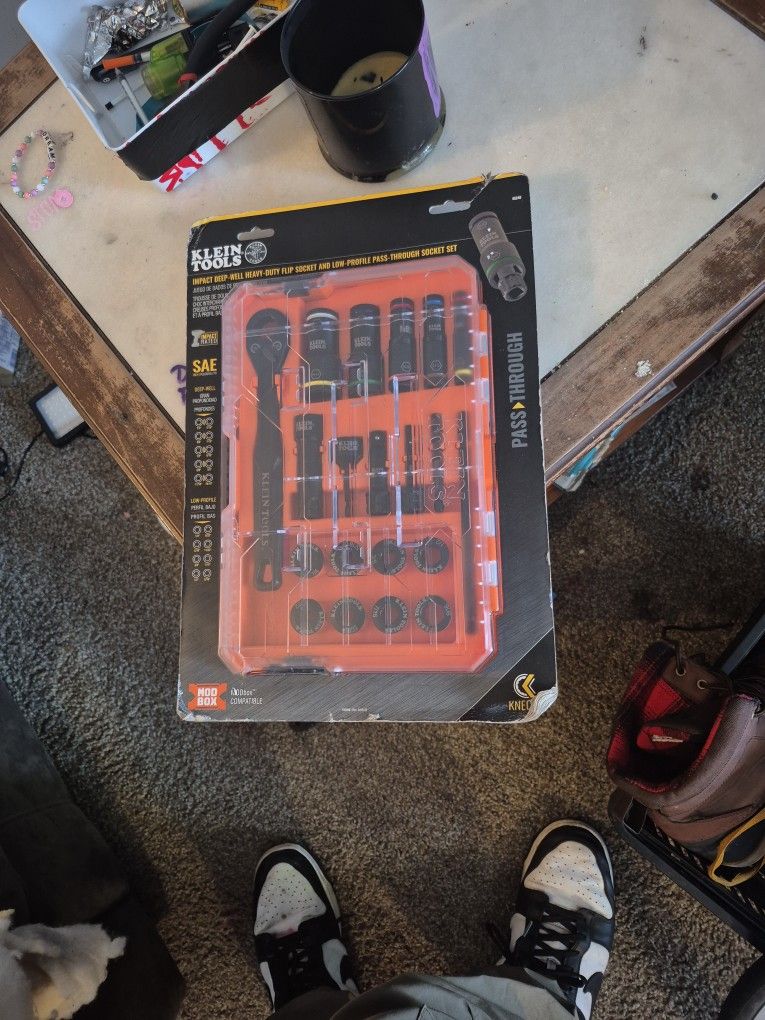 Klein Impact Deep Well Socket Set - NEW