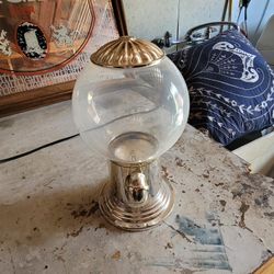 Goldinger Silver Art Co Globe Bubble Gum Dispenser 