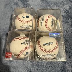 AUTHENTIC MAJOR LEAGUE BASEBALLS
