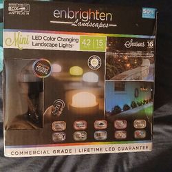 Outsmdoor Color Changing Led Lights W/remote