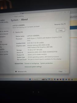 Gaming laptop