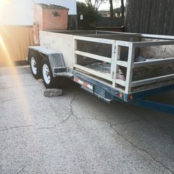 Trailer With Concrete Mixer 
