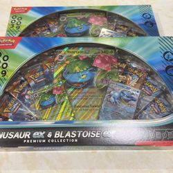 Pokemon Venusaur ex & Blastoise ex Premium Collection 