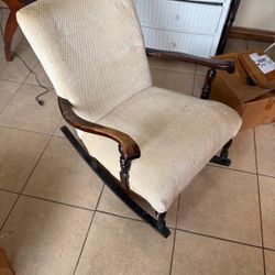 Uplhostered Rocking Chair 