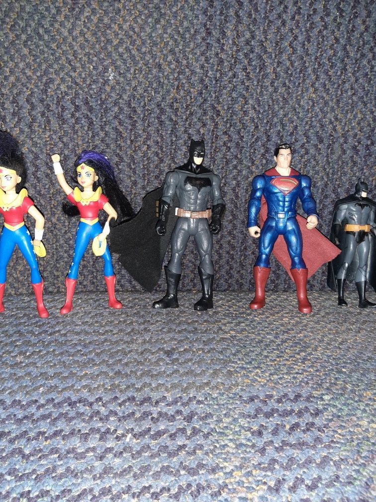 DC comics action figures.