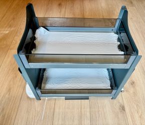 2 Tier Pull Down Shelf Cabinet Organizer