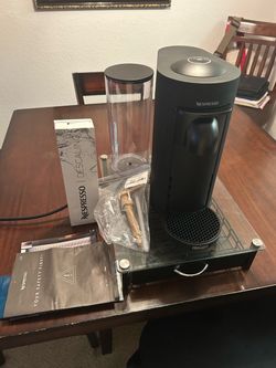 Nespresso VertuoPlus by De’Longhi coffee & espresso machine bundle for sale!