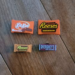 Lot Of 4 Candy Bar Shoe Charms 