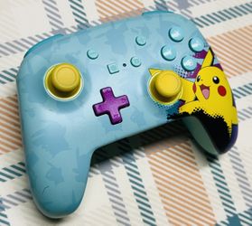 Power A Pokemon Pikachu Nintendo Switch Teal Wireless Controller Tested G178