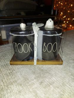 Rae Dunn Halloween Canisters