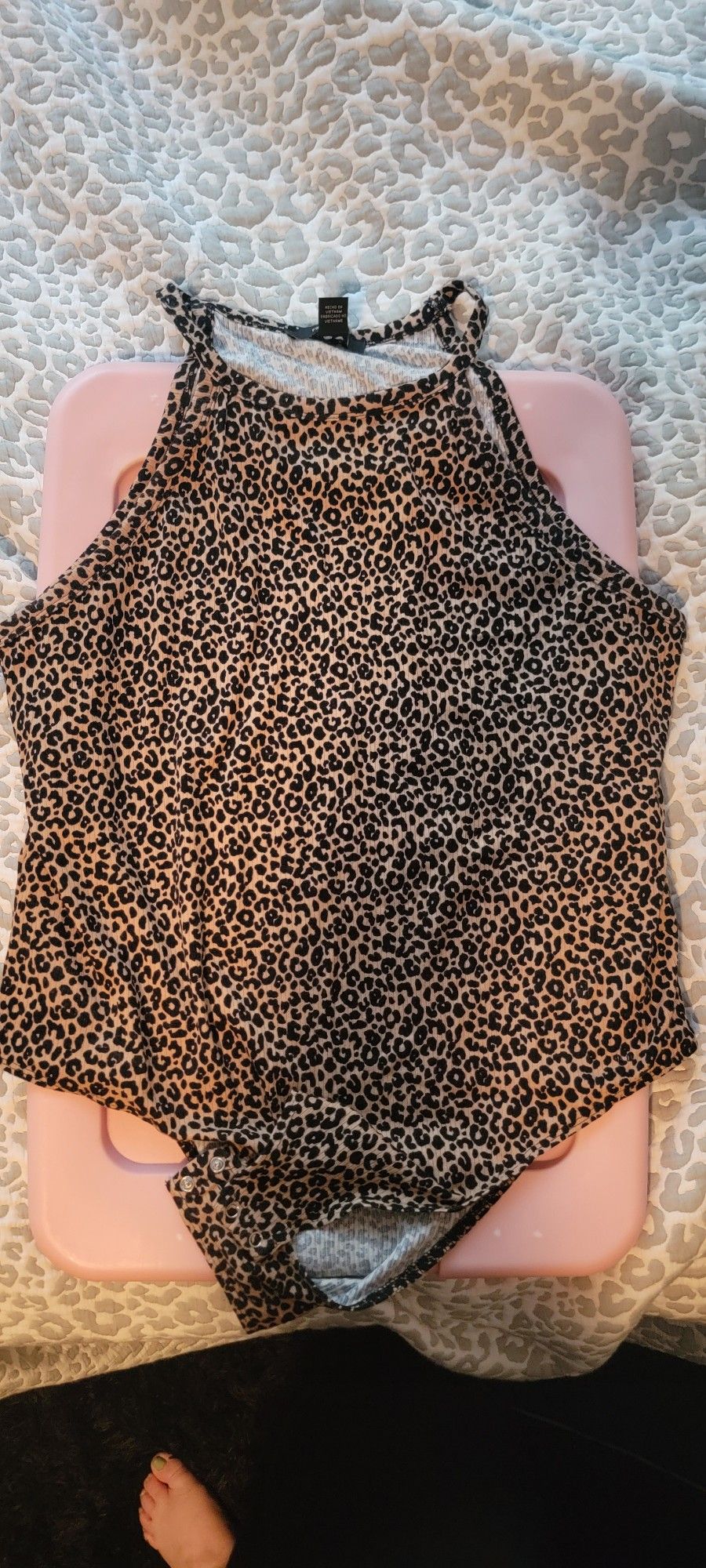 Forever 21 Leopard Print Bodysuit