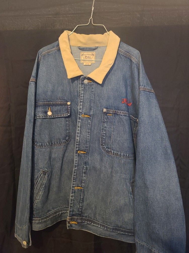 Blue Jean Polo Jacket 