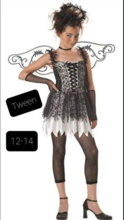 Dark Angel Gothic Halloween costume 12-14