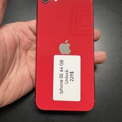 Iphone SE  Unlock  64 GB 
