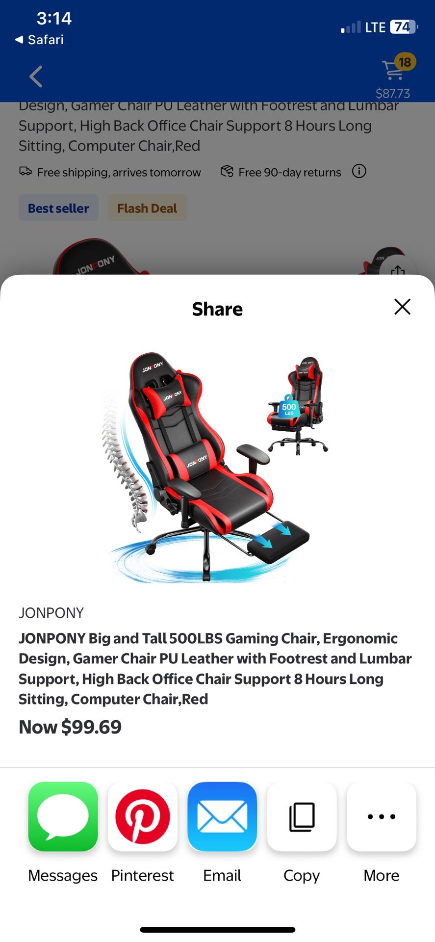 Brand New Gaming Chair