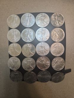 Assorted Dates American Silver Eagles. $65 each. Uncirculated