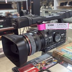 Canon XHA1S Pro HDV Camera with 1 Battery Charger Case & Accessories