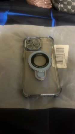 Clear iPhone Case with MagSafe Ring Stand