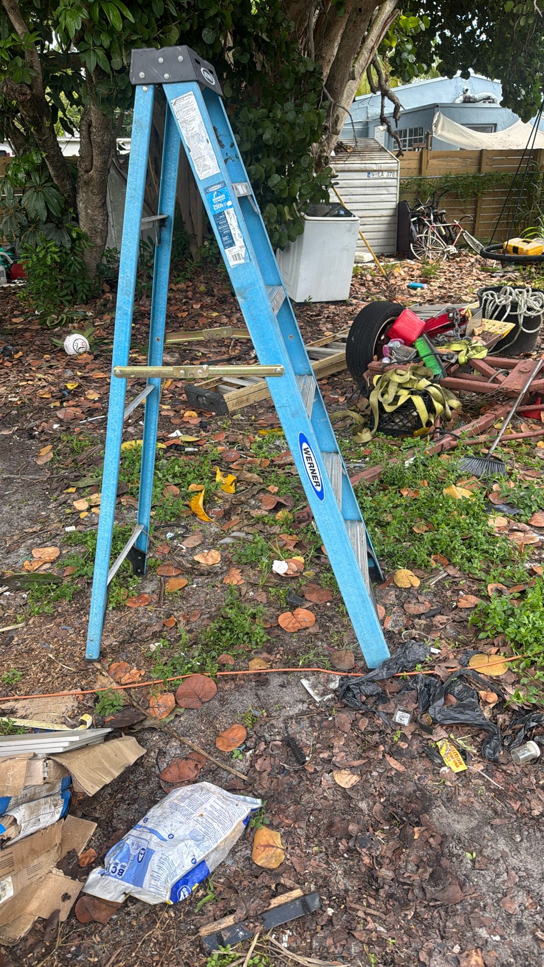 6’ foot fiberglass Werner Ladder